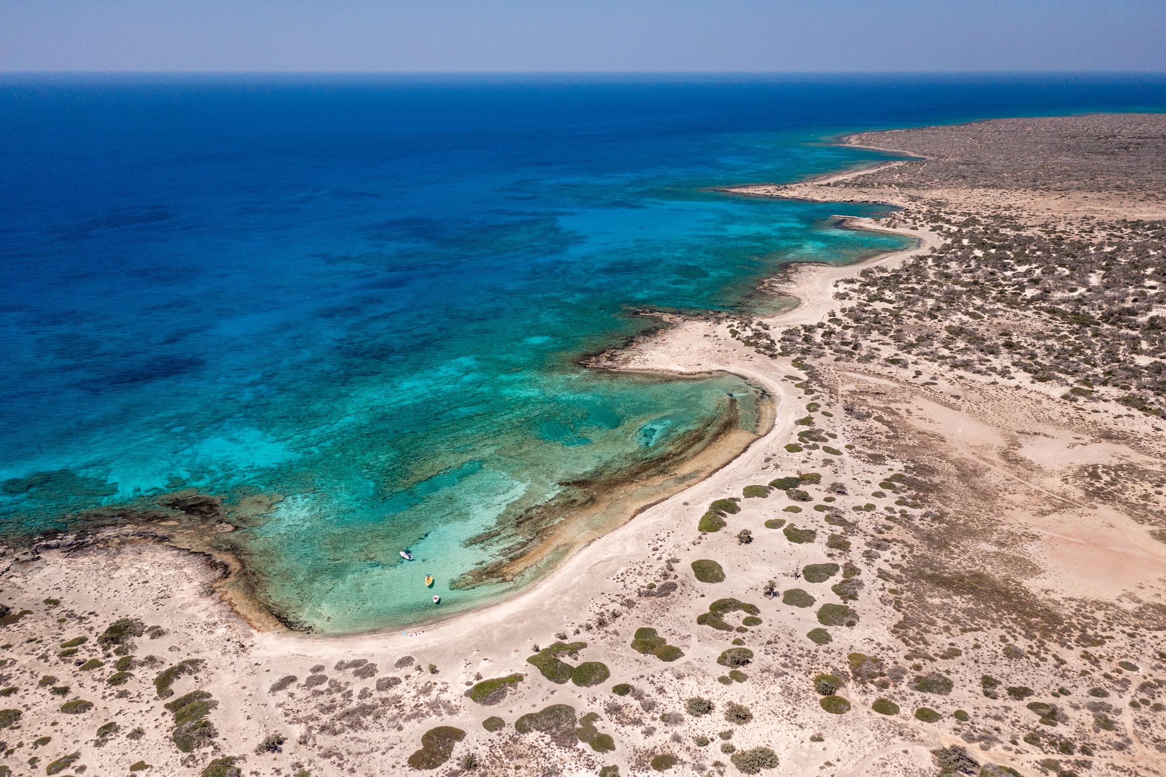 Chrisi island beach